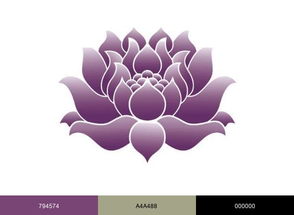 The Tunjung Boutique Resort brand color palette