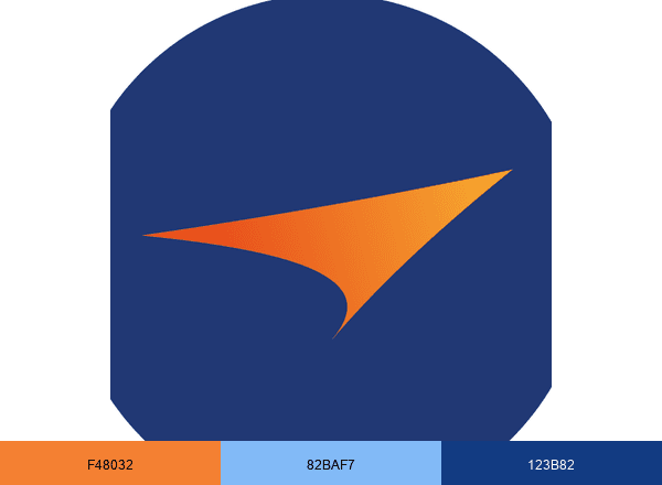 TUS Air brand color palette