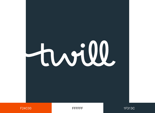 Twill brand color palette