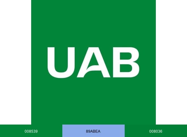 UAB brand color palette