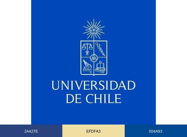 Universidad de Chile brand color palette