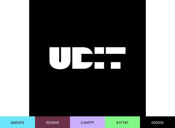 UDIT brand color palette