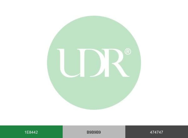 UDR Apartments brand color palette