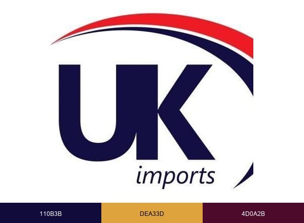 UK Imports brand color palette