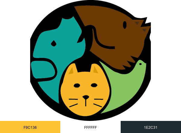 UK Pets brand color palette