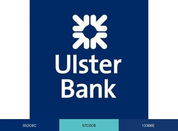 Ulster Bank Help brand color palette