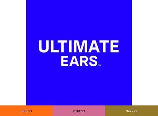 Ultimate Ears brand color palette