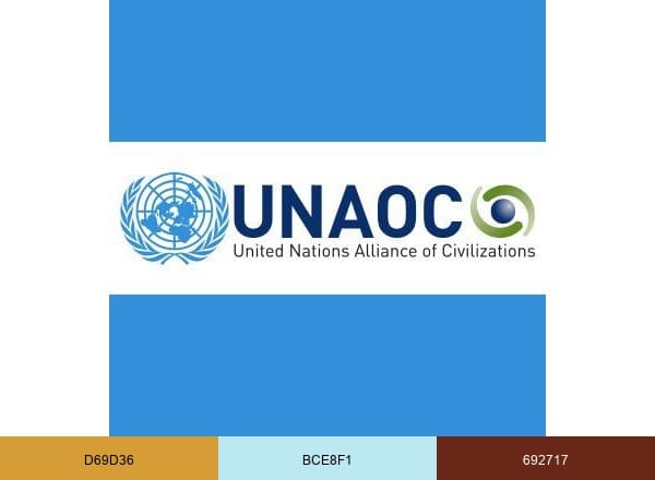 UNAOC brand color palette