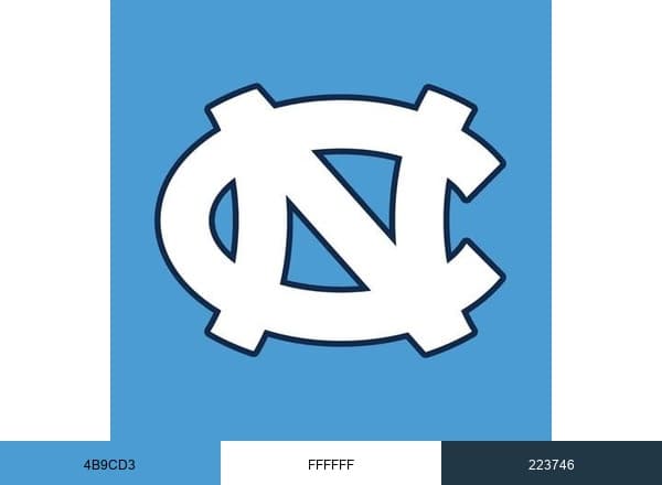 The University of North Carolina at Chapel Hill brand color palette