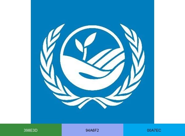 UN Land and Drought brand color palette
