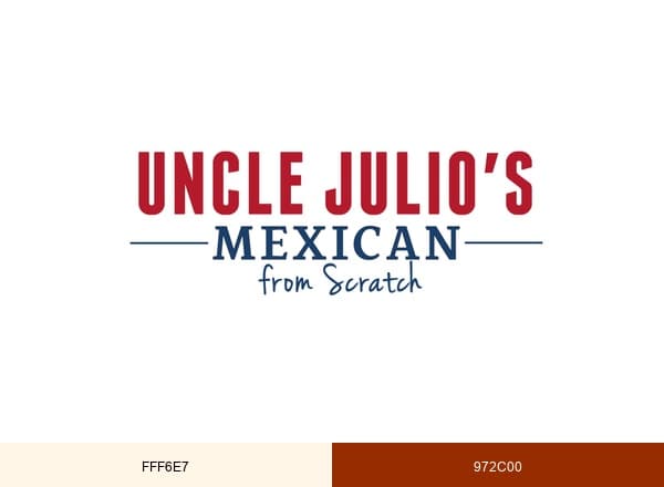 Uncle Julio's Mexican Restaurants brand color palette