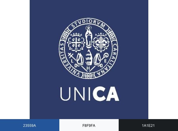 Università degli Studi di Cagliari brand color palette