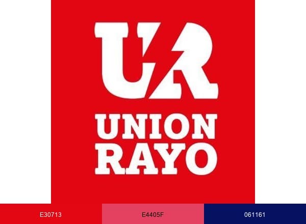 Unión Rayo brand color palette