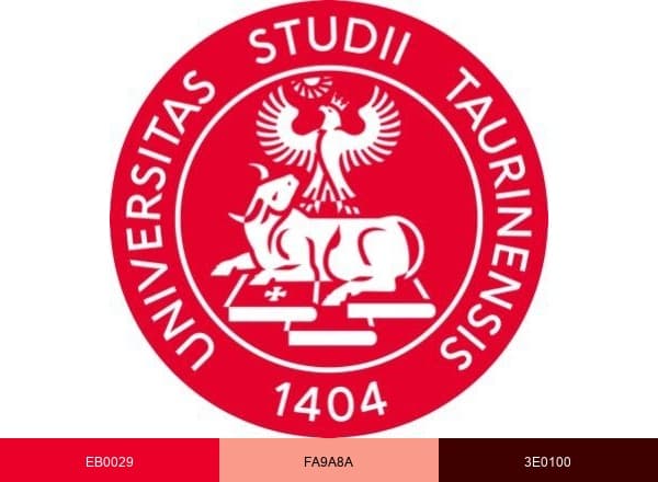 Università di Torino brand color palette