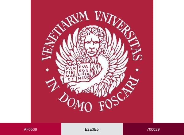 Unive Ca' Foscari brand color palette