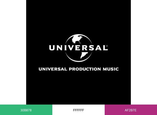 Universal Production Music brand color palette