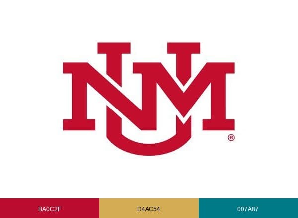 Univ. of New Mexico brand color palette