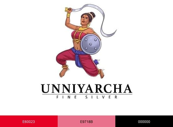 Unniyarcha Jewellery brand color palette