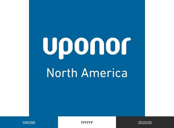 Uponor North America brand color palette