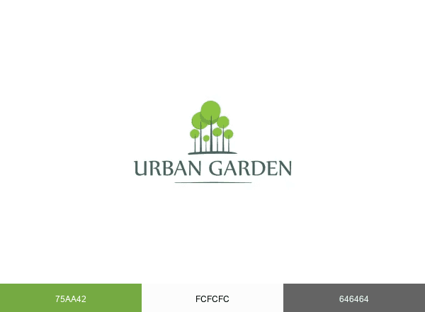 Urban Garden brand color palette
