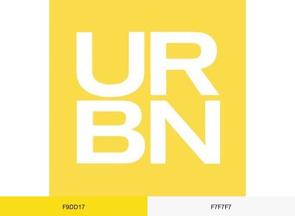 URBN brand color palette