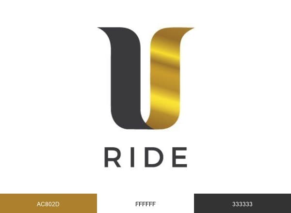 U Ride Transportation brand color palette