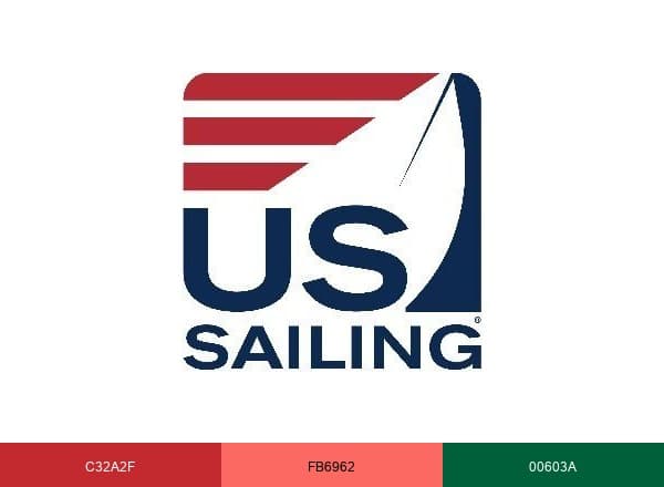 US Sailing brand color palette