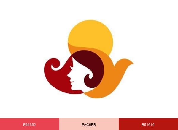 Utsav Fashion brand color palette