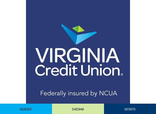 Virginia Credit Union brand color palette