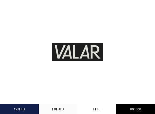 Valar brand color palette