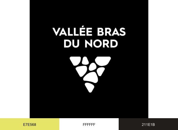 Vallée Bras-du-Nord brand color palette