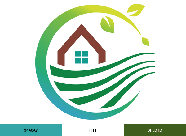 Valley Landscape & Design brand color palette