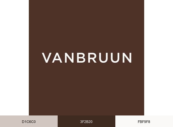 VANBRUUN brand color palette