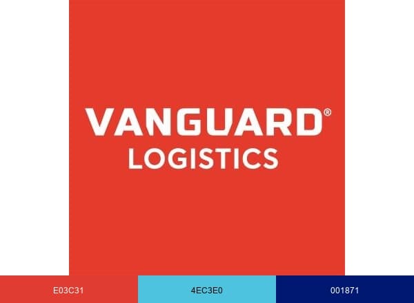 Vanguard Logistics Services brand color palette