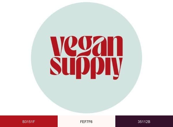 Vegan Supply brand color palette