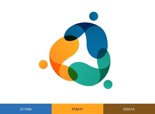Connections Wellness Group brand color palette