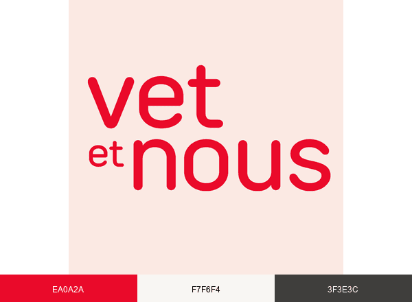 Vet et Nous brand color palette