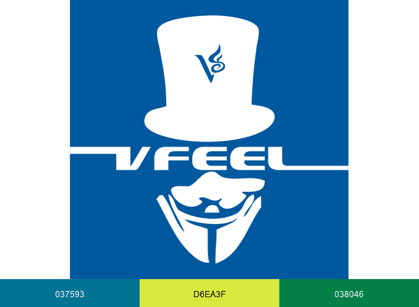 VFEEL Vape brand color palette