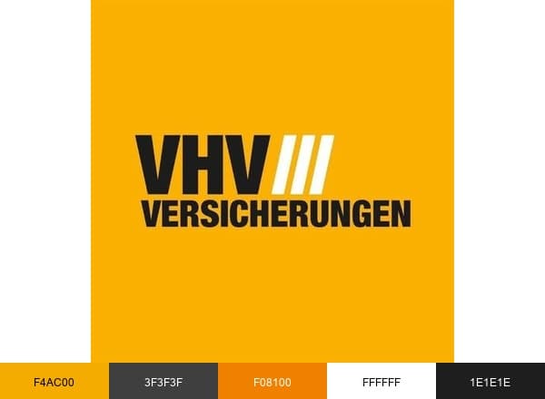 VHV brand color palette