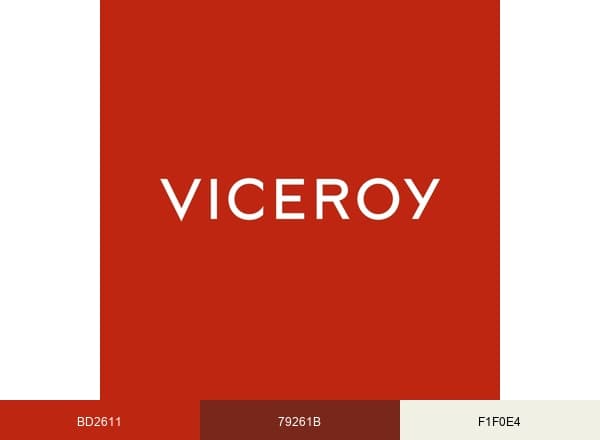 Viceroy Hotels & Resorts brand color palette