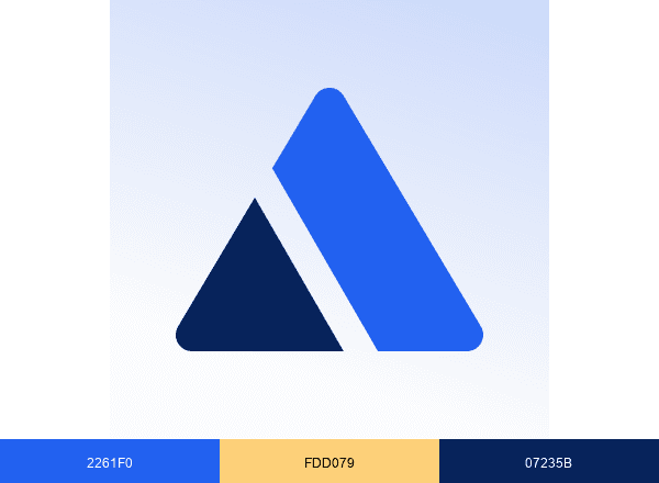 DeltaBlue brand color palette