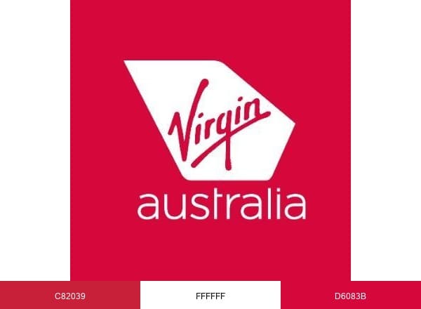 Virgin Australia brand color palette