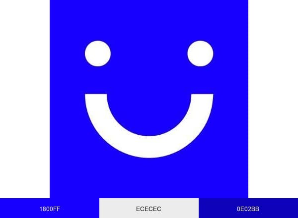 Visible brand color palette