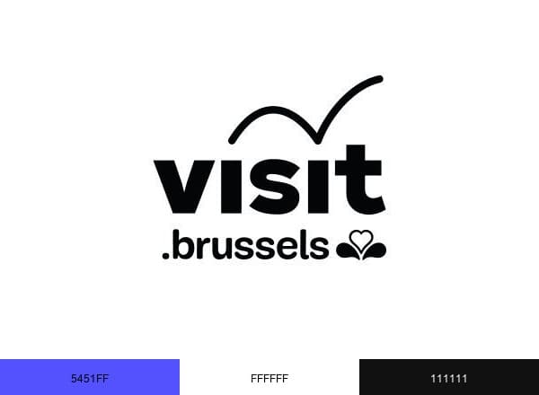 Visit Brussels brand color palette