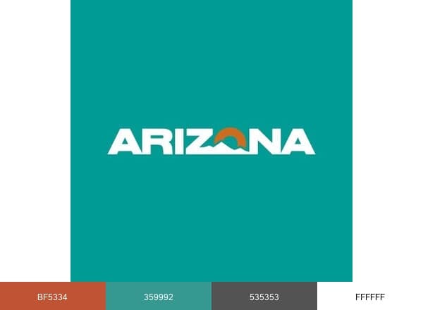 Visit Arizona brand color palette