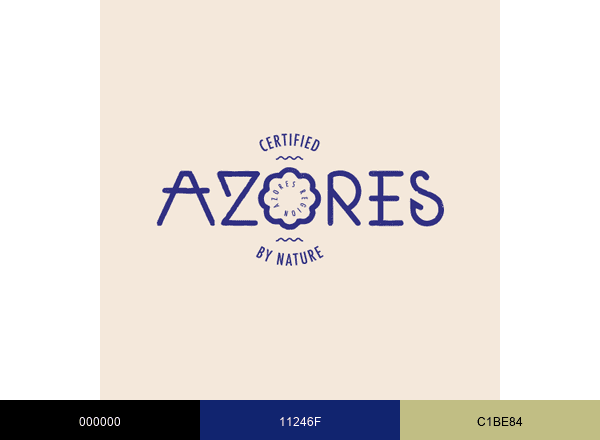 Visit Azores brand color palette