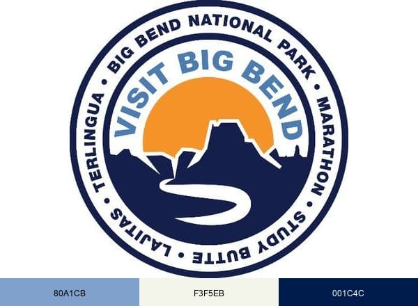 Visit Big Bend brand color palette