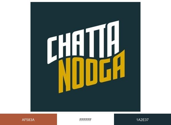 Visit Chattanooga brand color palette