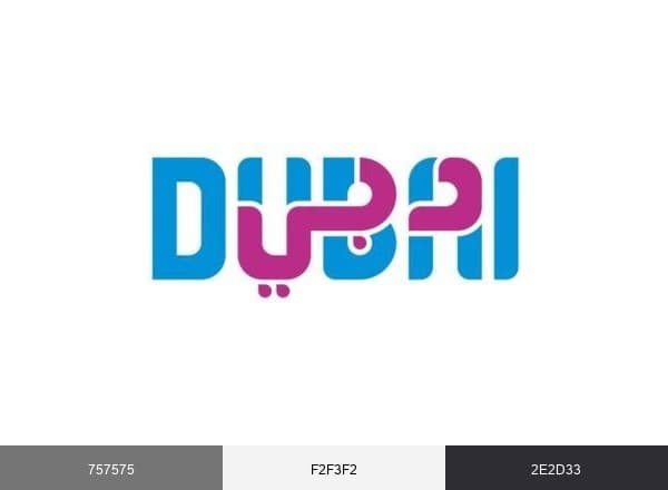 Visit Dubai brand color palette