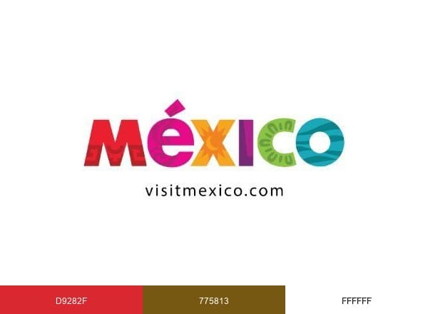 Visit México brand color palette